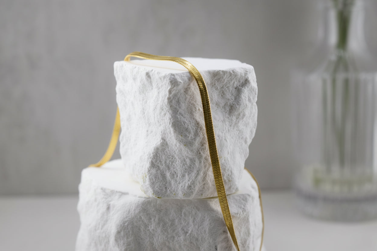 Golden Snake Chain - Tarnish Free / Hypoallergenic / Waterproof