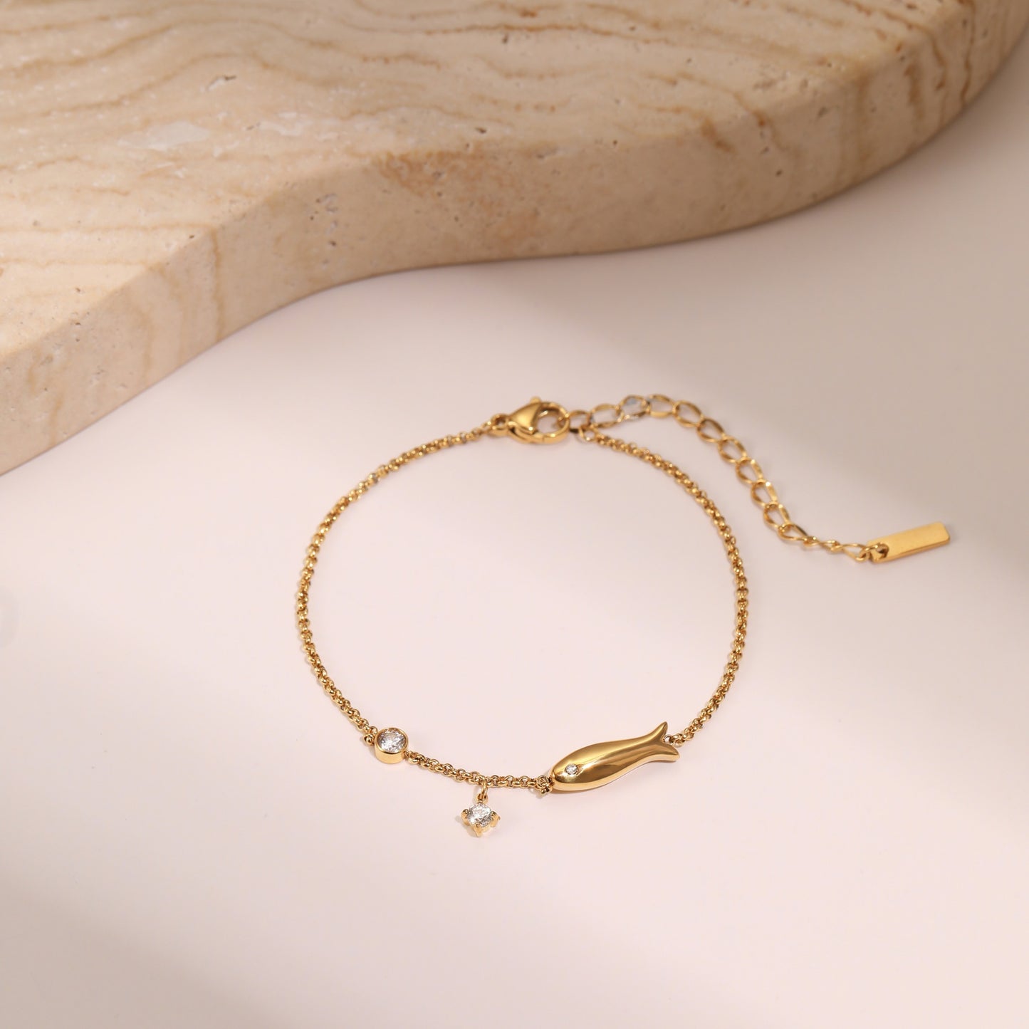 Charmé Waterproof Bracelet Set – Tarnish-Free / Hypoallergenic / Steel (4-Piece)