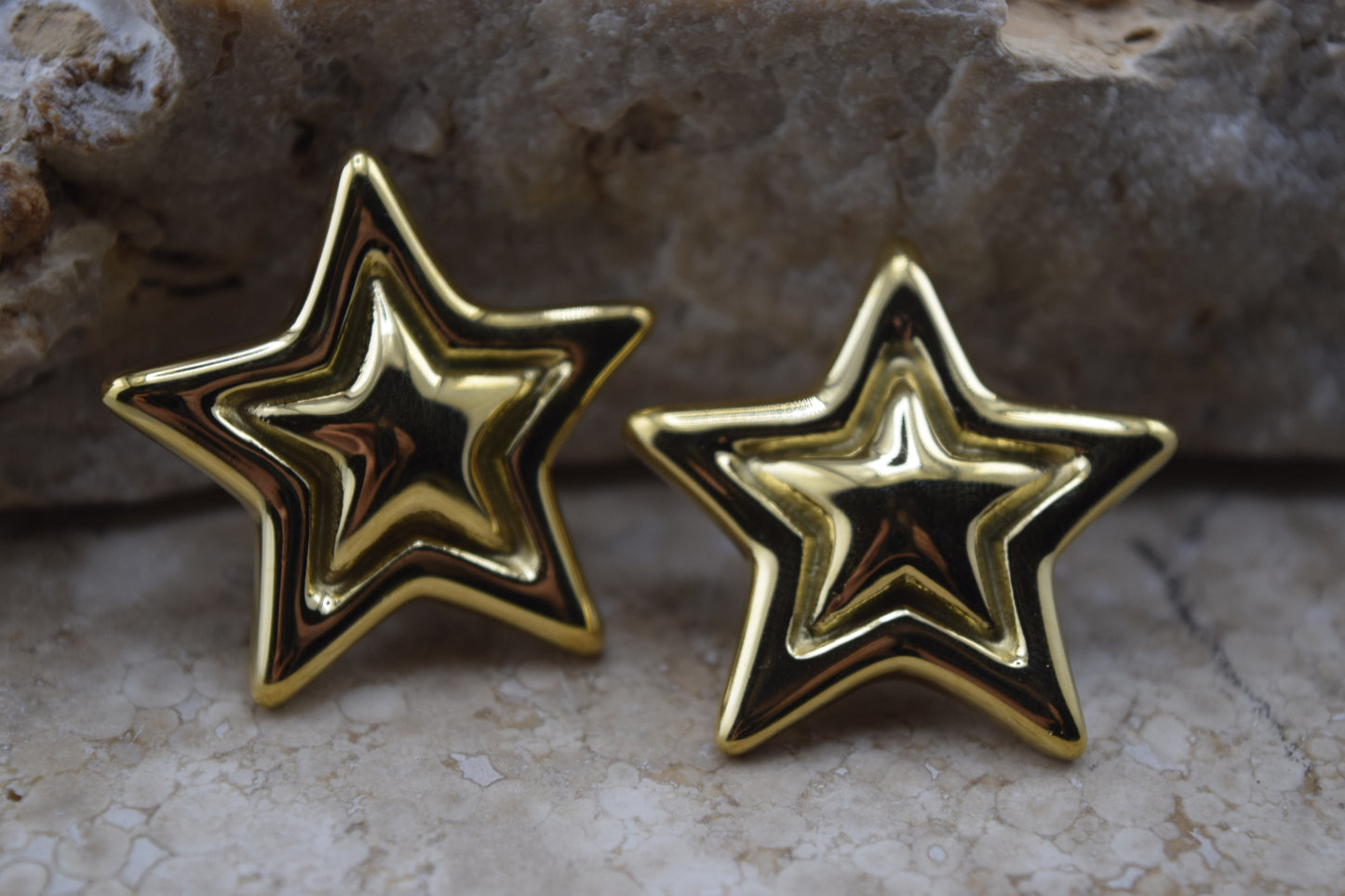 Celeste Statement Star Studs - Waterproof /Tarnish-Free / Hypoallergenic