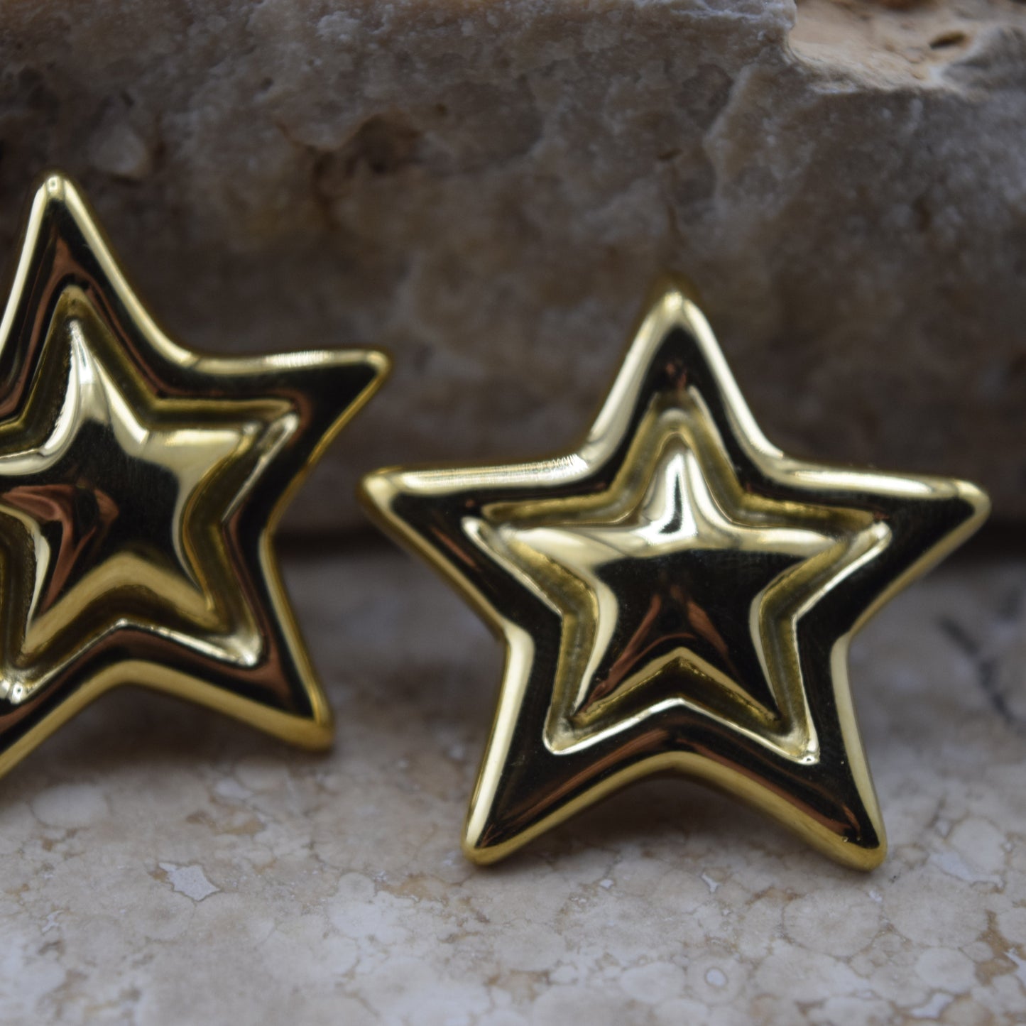 Celeste Statement Star Studs - Waterproof /Tarnish-Free / Hypoallergenic