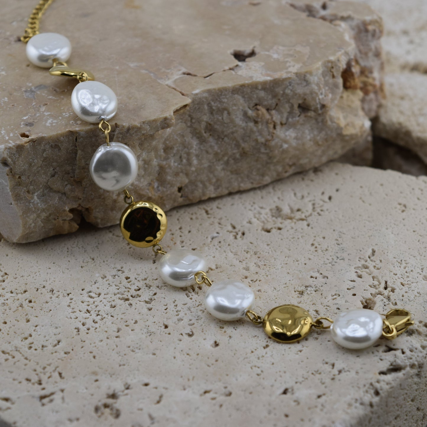 Ivory Coins Bracelet – Waterproof /Tarnish-Free / Hypoallergenic