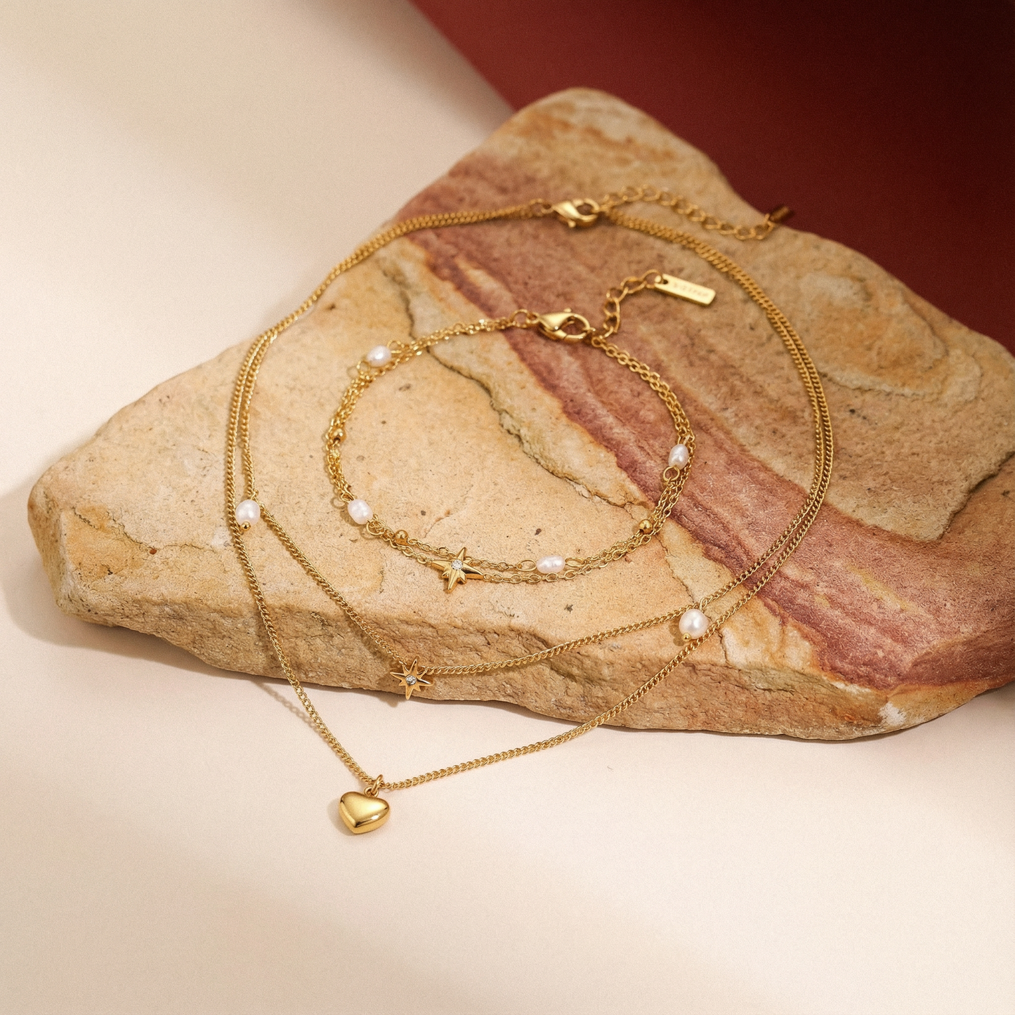 NorthStar Necklace & Bracelet Duo – Tarnish-Free / Hypoallergenic / Waterproof