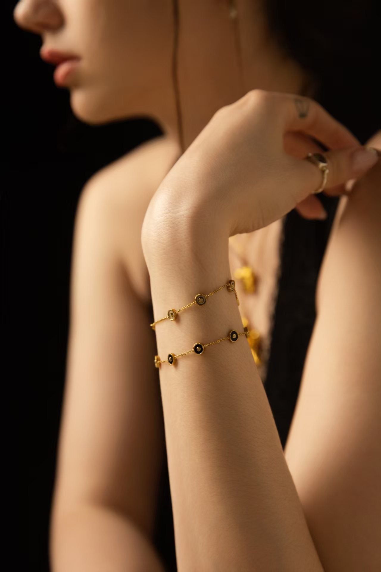 Opaline Gold Bracelet – Tarnish-Free / Hypoallergenic / Waterproof