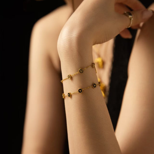 Opaline Gold Bracelet – Tarnish-Free / Hypoallergenic / Waterproof