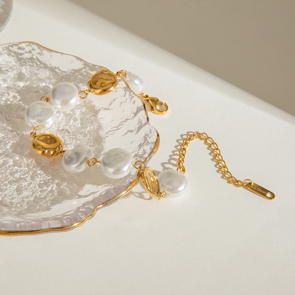 Ivory Coins Bracelet – Waterproof /Tarnish-Free / Hypoallergenic