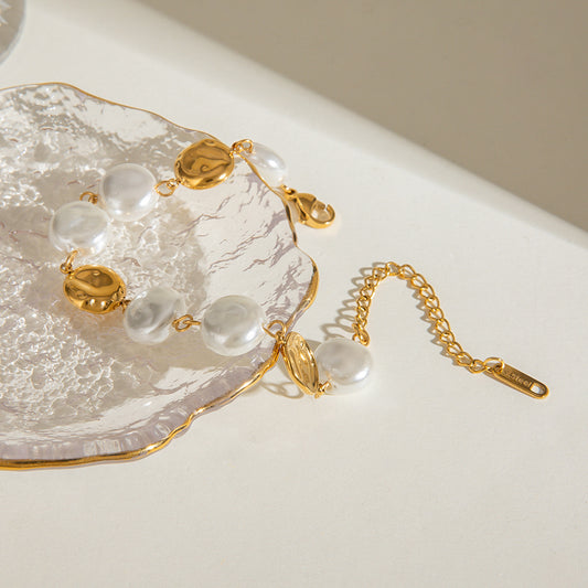 Ivory Coins Bracelet – Waterproof /Tarnish-Free / Hypoallergenic