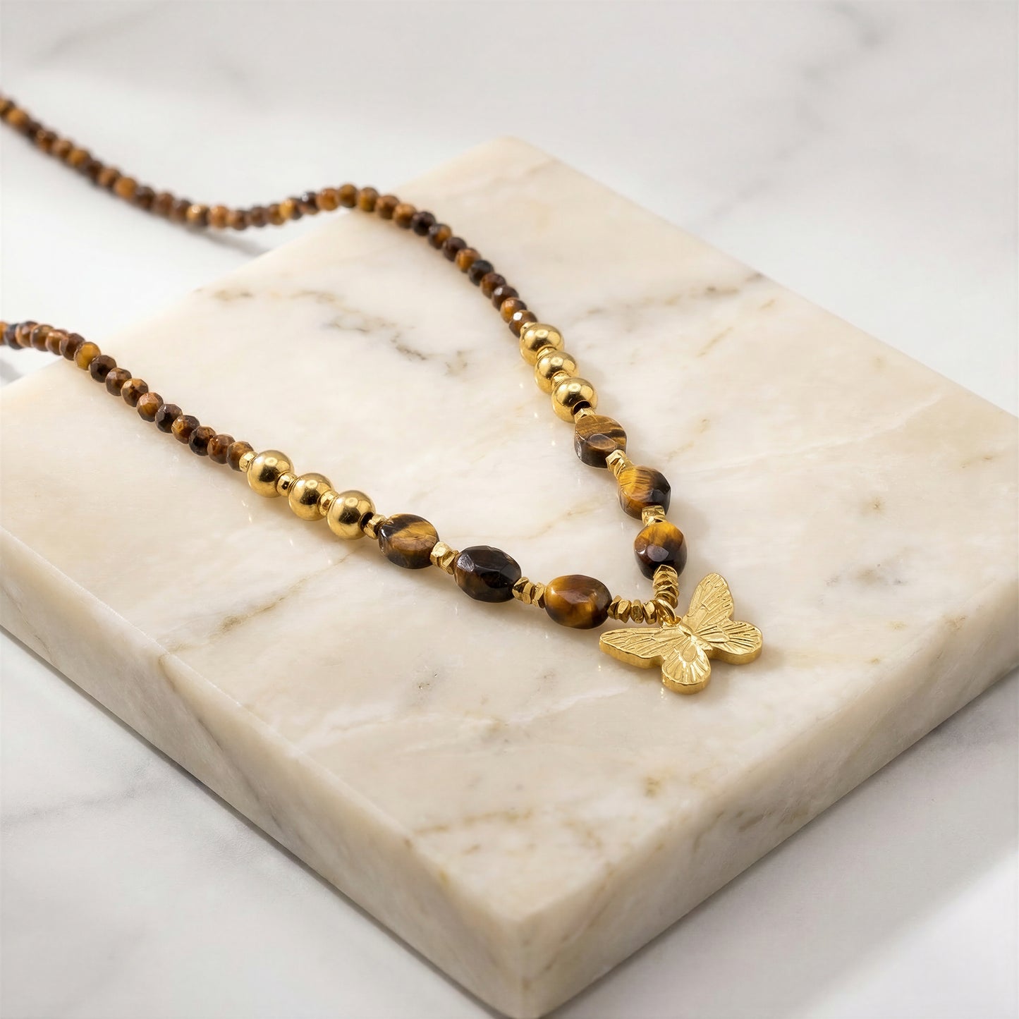 Amber Dew Necklace – Waterproof /Tarnish-Free / Hypoallergenic