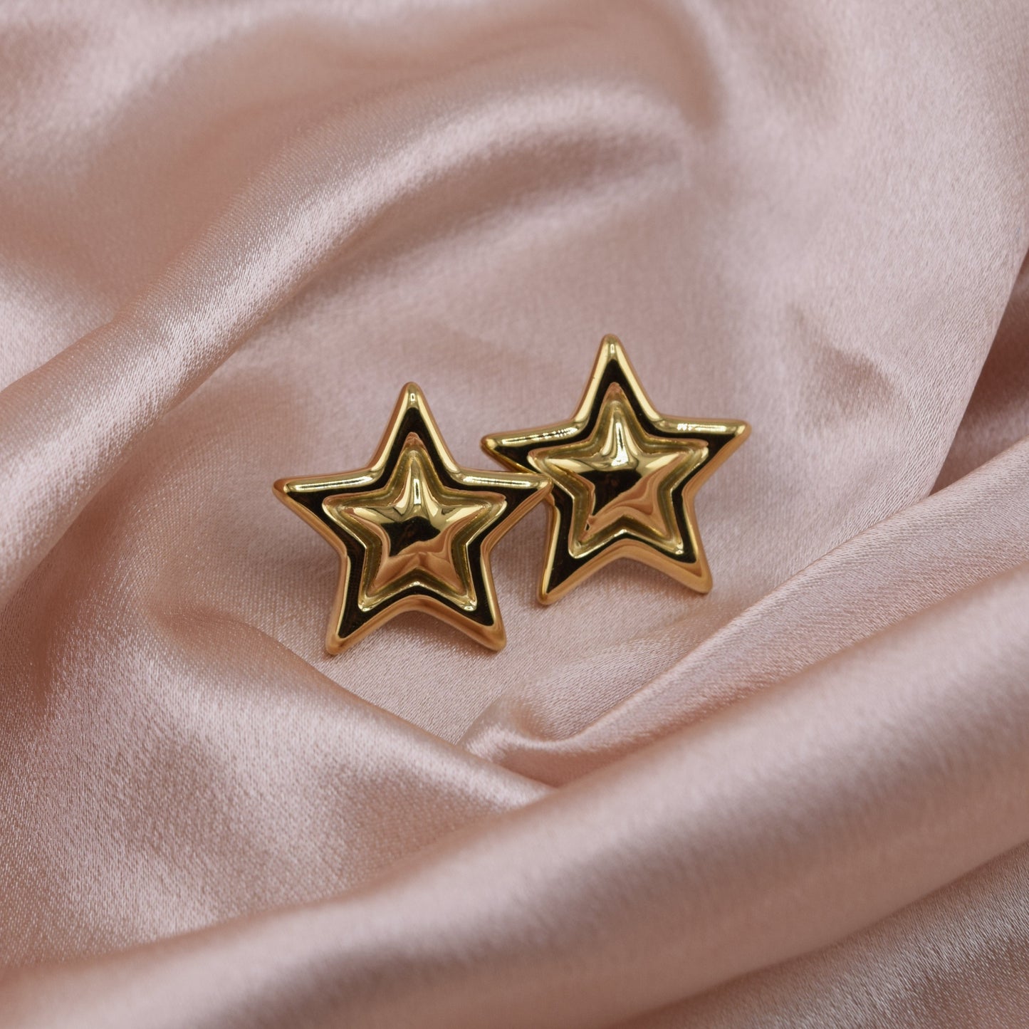 Celeste Statement Star Studs - Waterproof /Tarnish-Free / Hypoallergenic