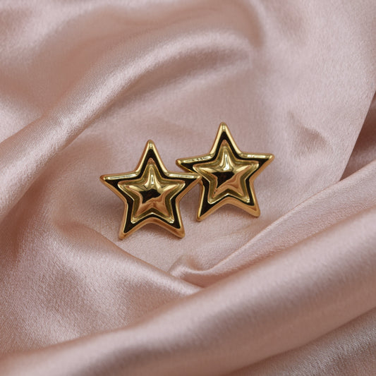 Celeste Statement Star Studs - Waterproof /Tarnish-Free / Hypoallergenic