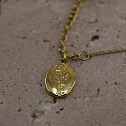 Etched Garden Pendant