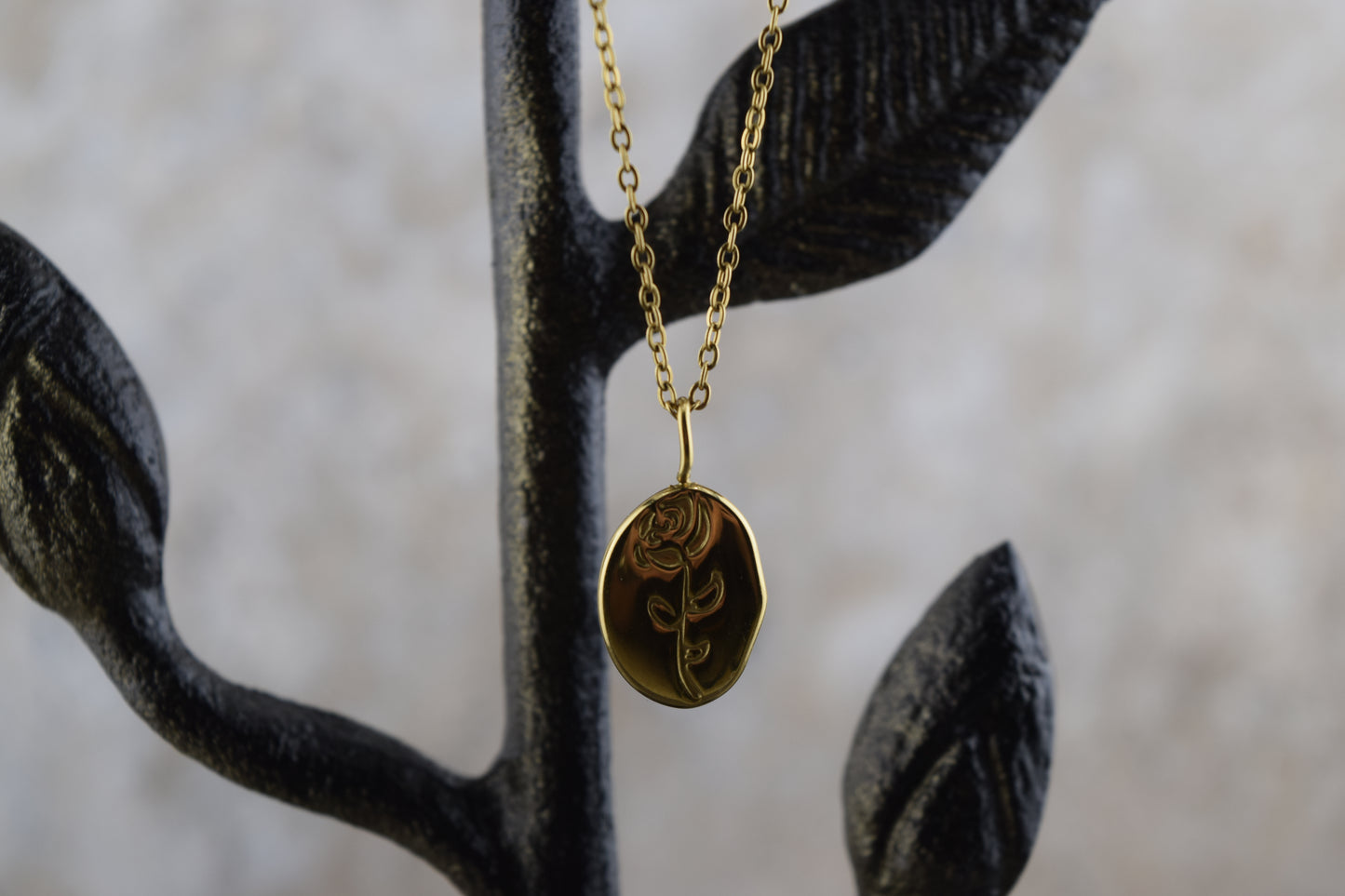 Etched Garden Pendant