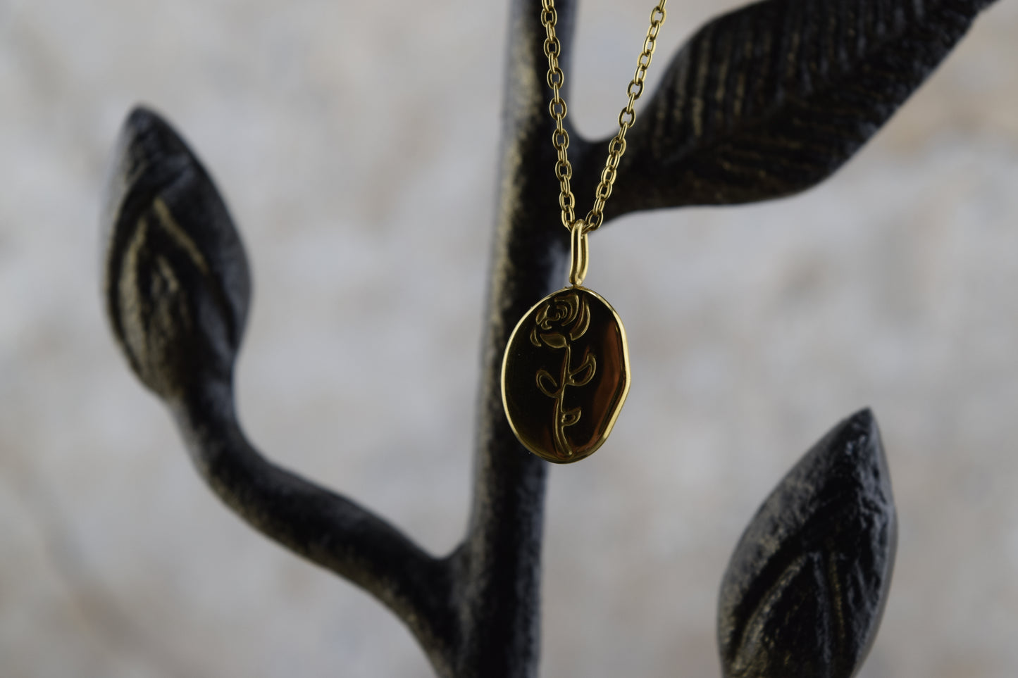 Etched Garden Pendant