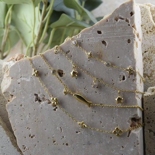 Charmé Waterproof Bracelet Set – Tarnish-Free / Hypoallergenic / Steel (4-Piece)