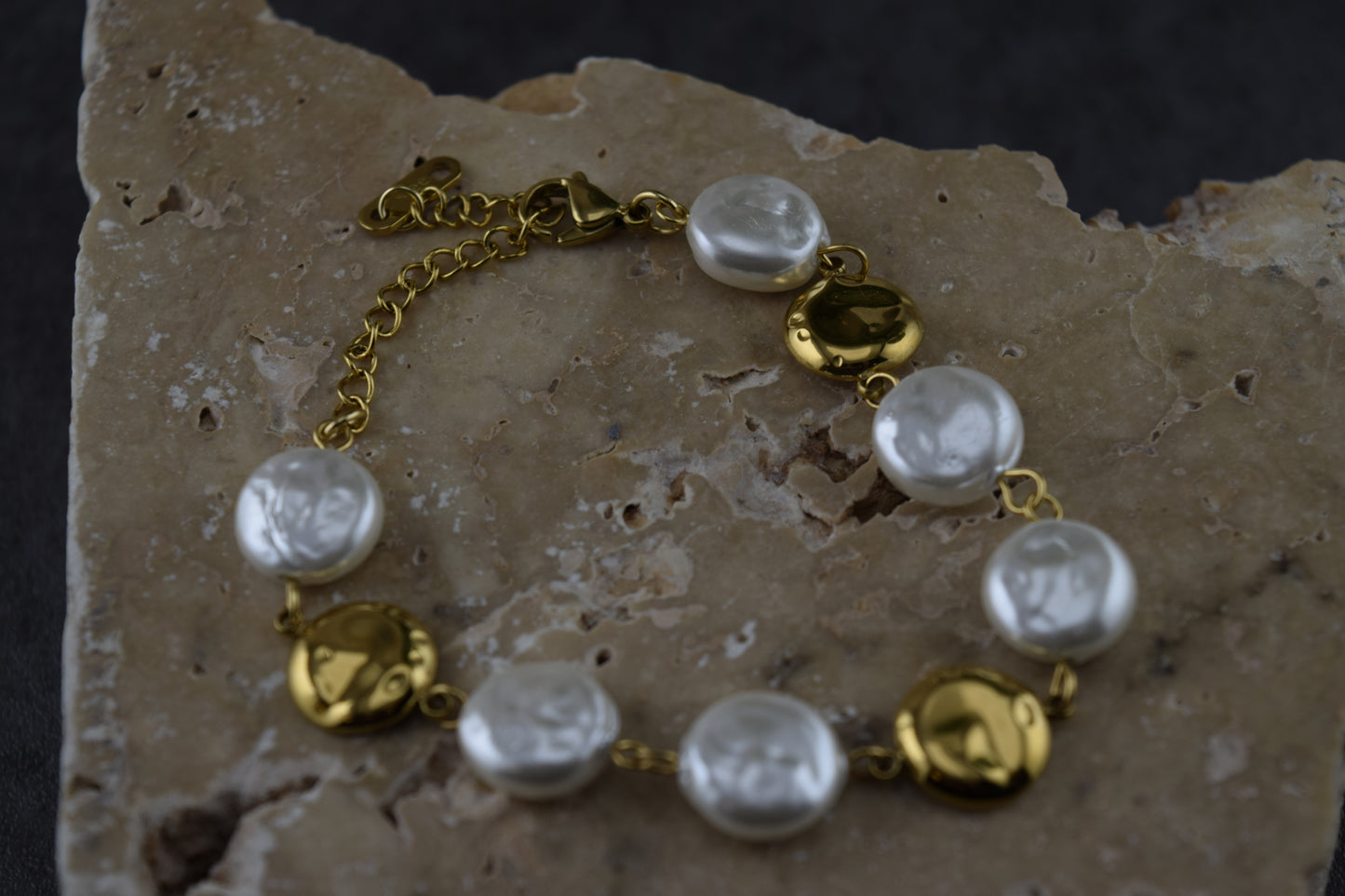 Ivory Coins Bracelet – Waterproof /Tarnish-Free / Hypoallergenic