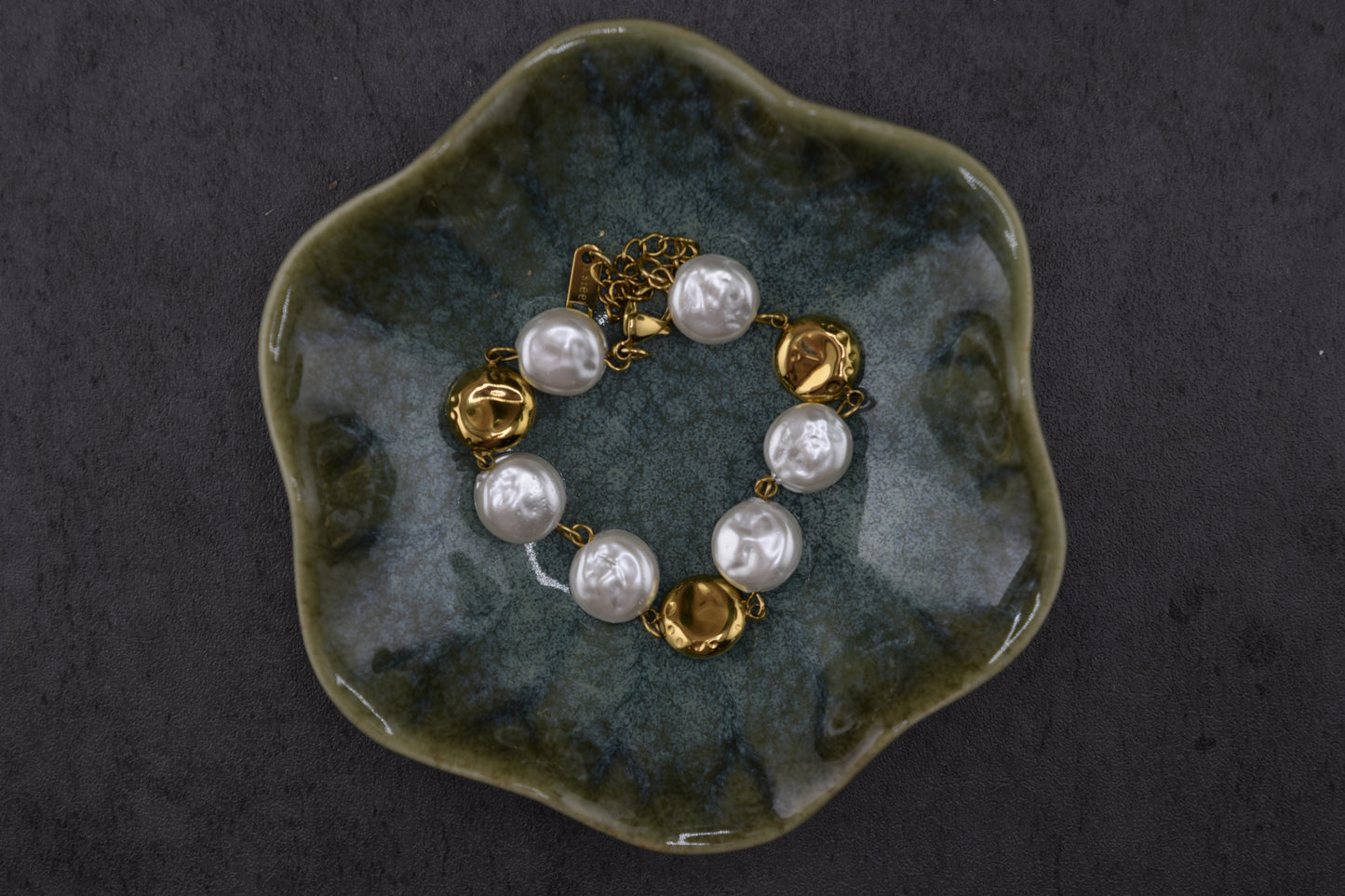 Ivory Coins Bracelet – Waterproof /Tarnish-Free / Hypoallergenic