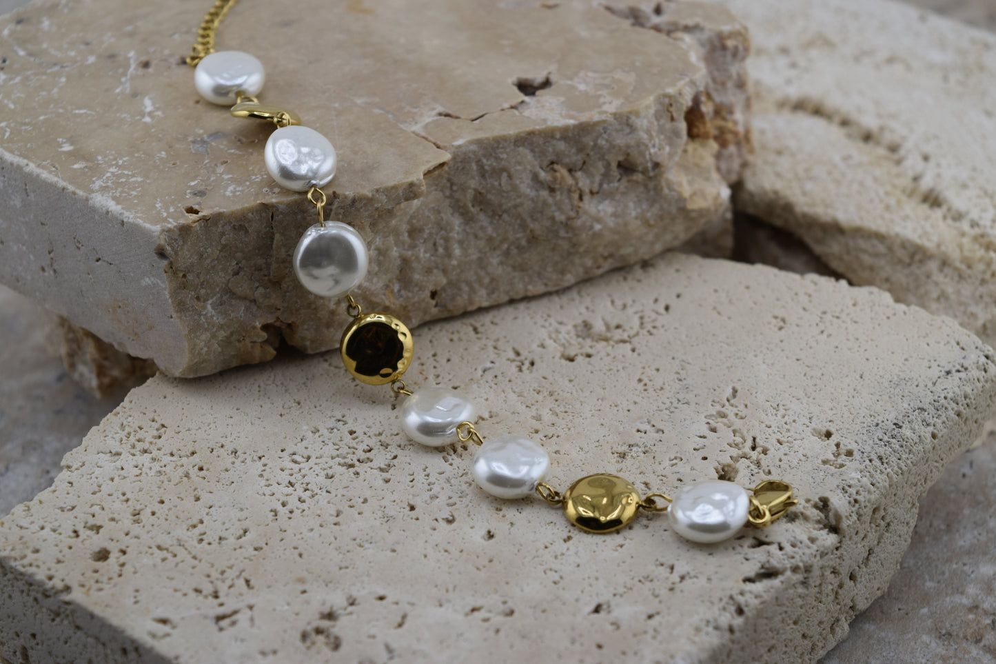 Ivory Coins Bracelet – Waterproof /Tarnish-Free / Hypoallergenic