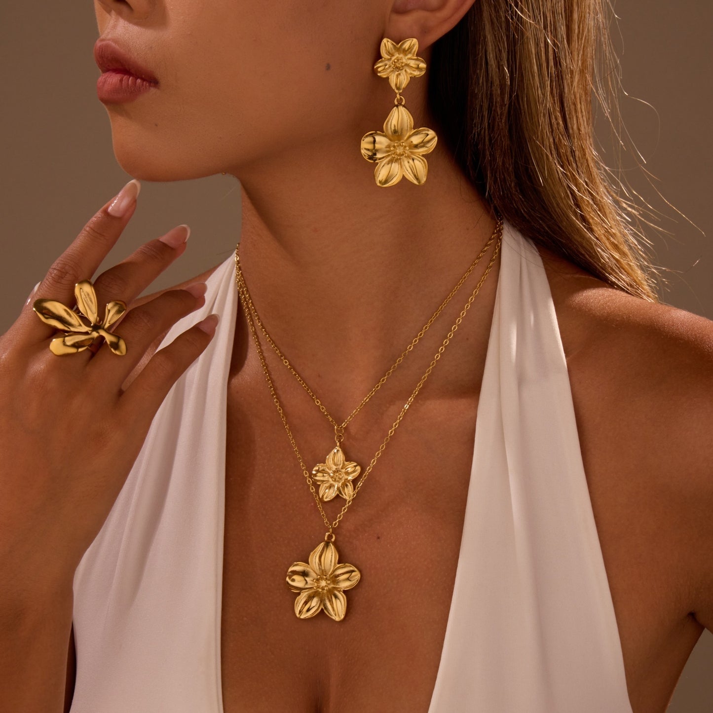 Golden Bloom Necklace