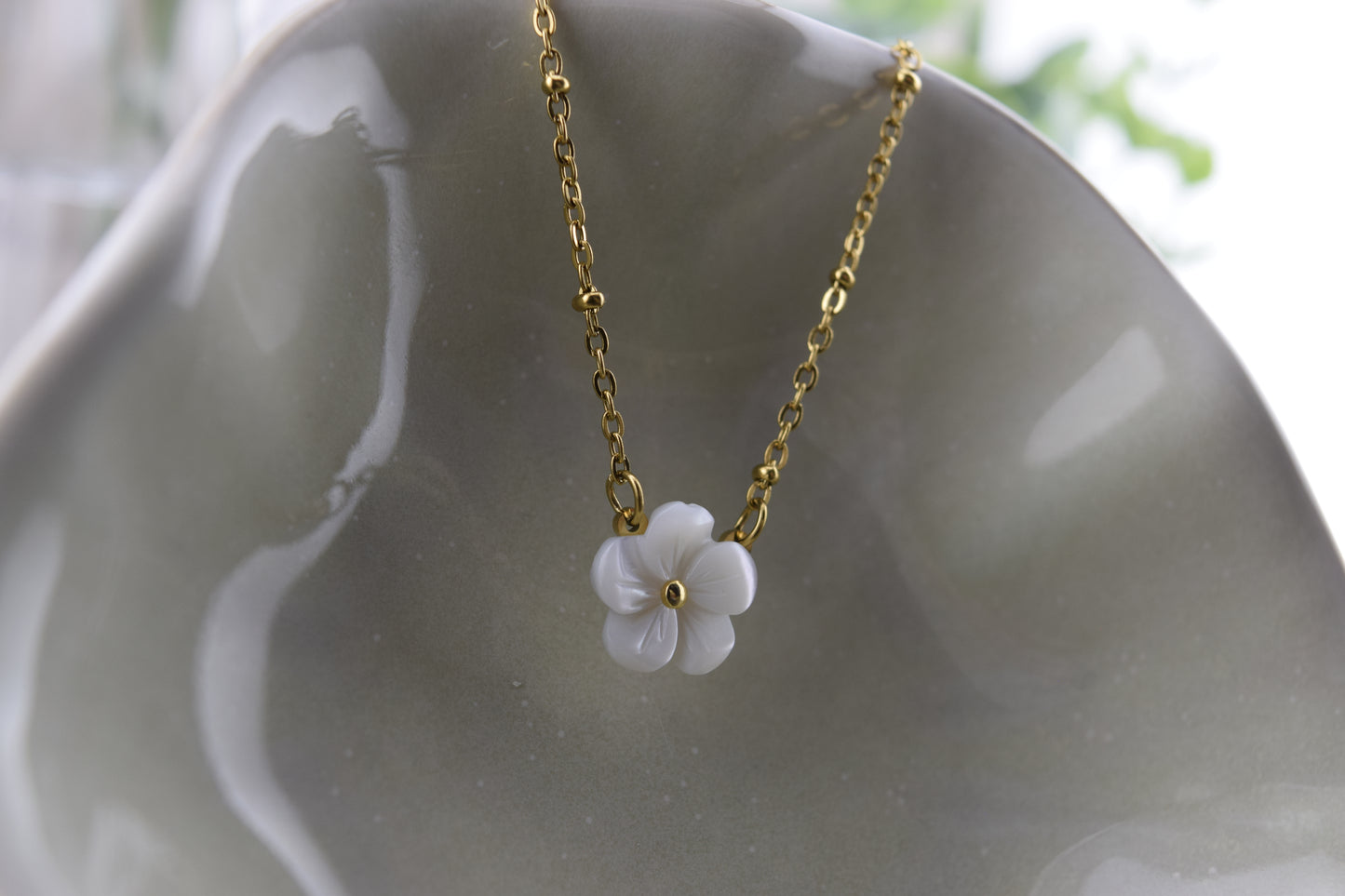 Ivory Sakura Necklace
