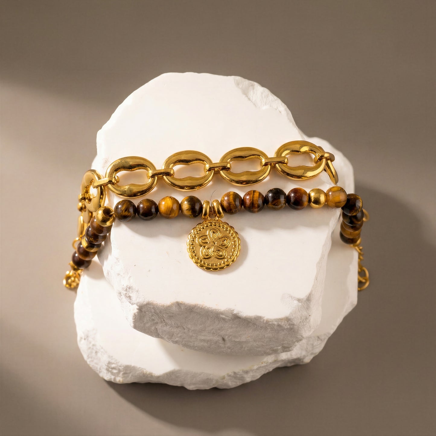 Tiger Aurelia Bracelet Set  – Waterproof /Tarnish-Free / Hypoallergenic