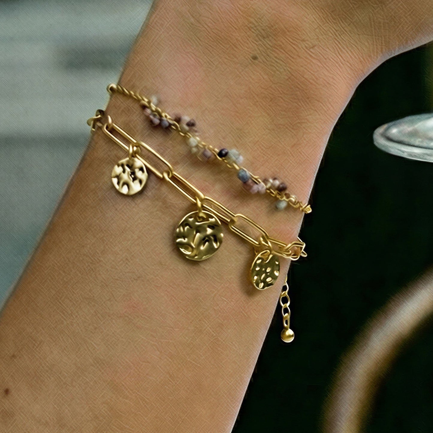 Avena Pebble Bracelet – Waterproof /Tarnish-Free / Hypoallergenic