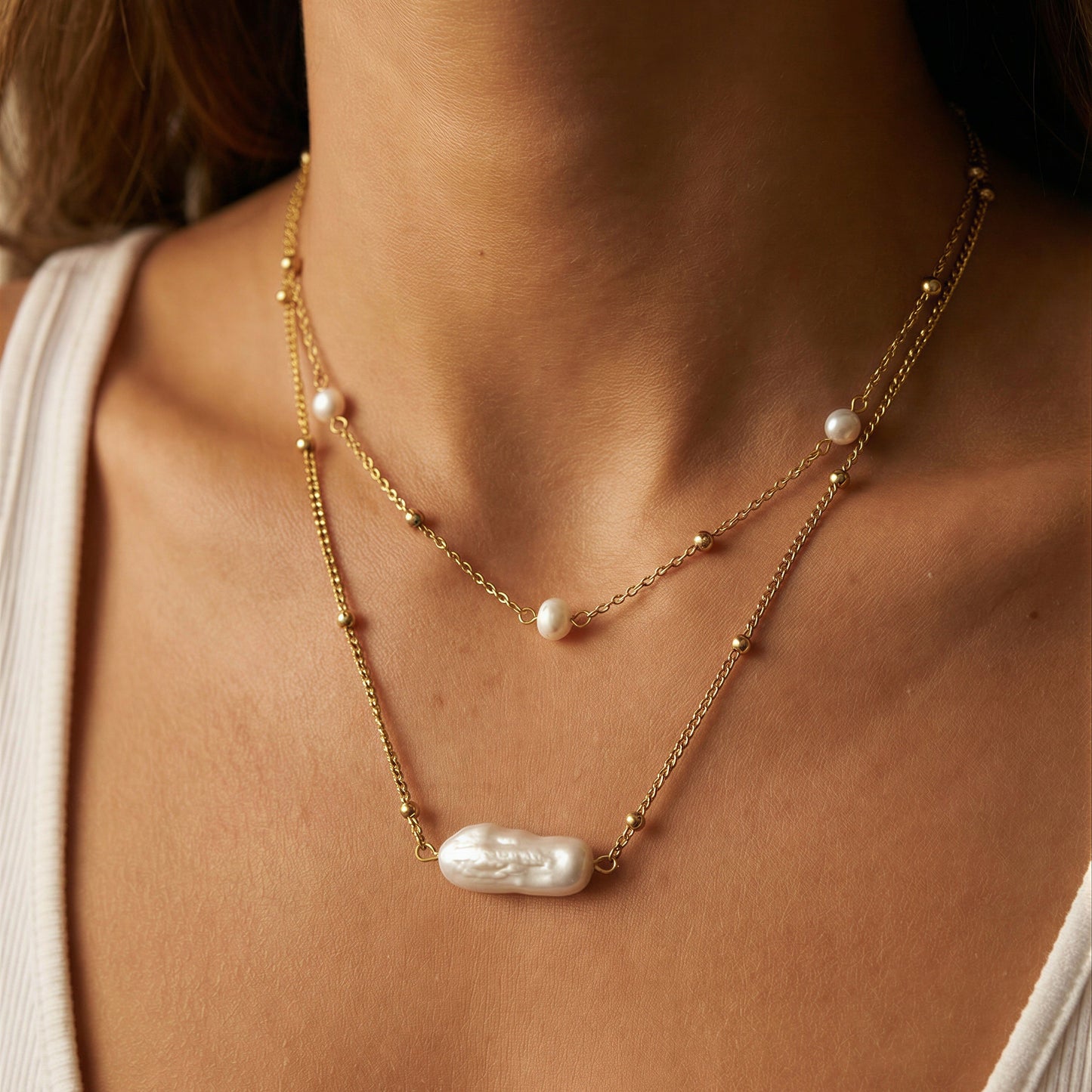 Barra Drift Necklace Set – Waterproof /Tarnish-Free / Hypoallergenic