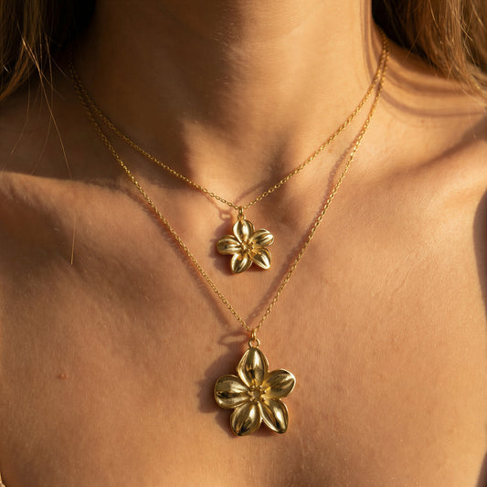 Golden Bloom Stack - Hypoallergenic / Tarnish-Free / Waterproof