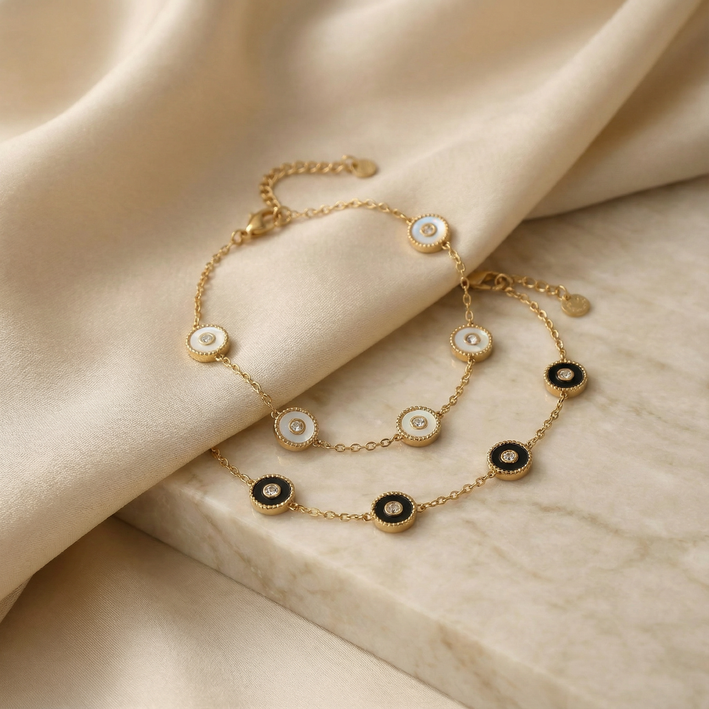 Opaline Gold Bracelet – Tarnish-Free / Hypoallergenic / Waterproof